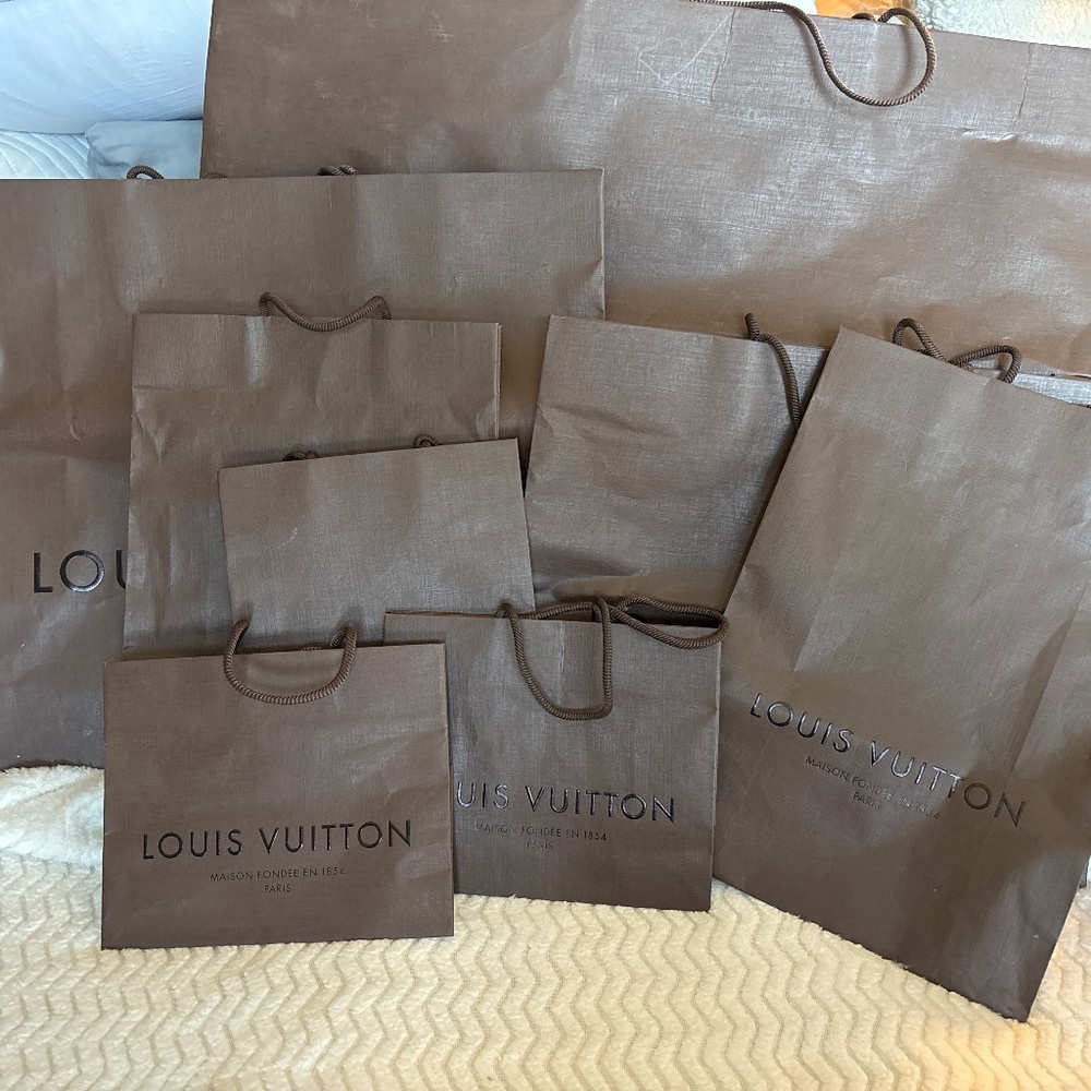 Louis Vuitton gift bags